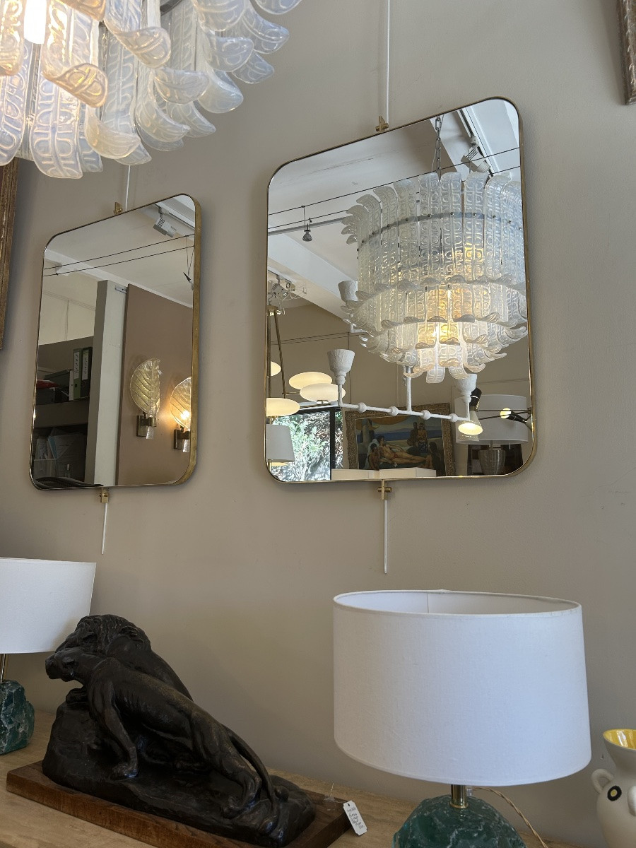 Paire de Miroirs, XX ème -photo-3