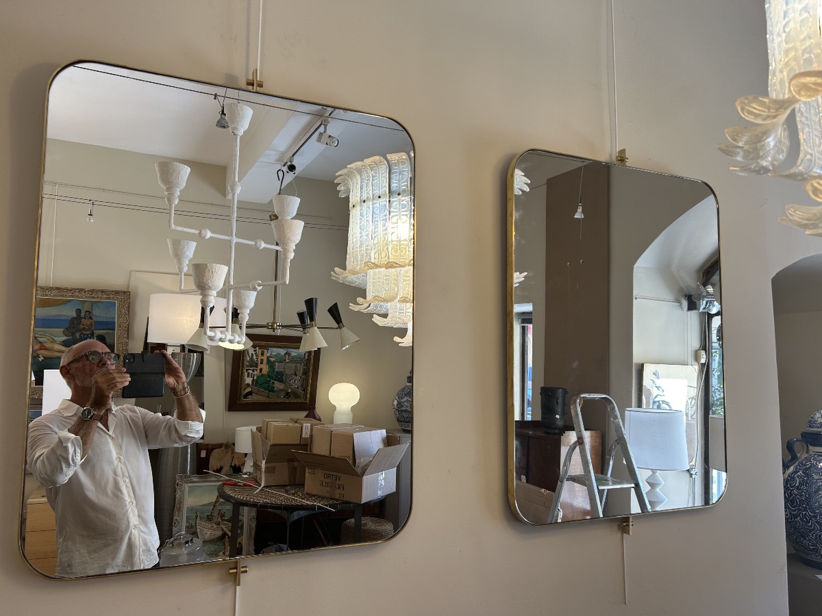 Paire de Miroirs, XX ème -photo-5