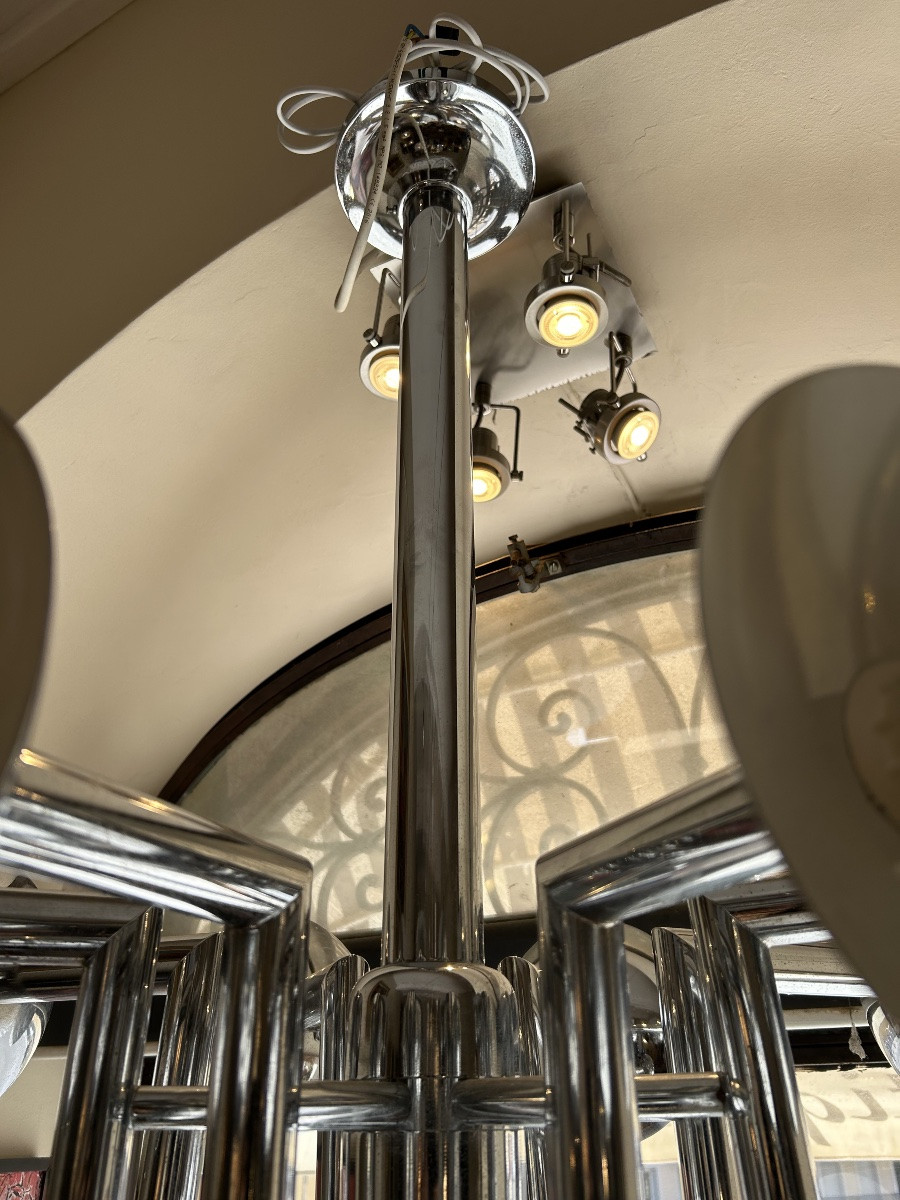 Luminaire chromée, 1970 -photo-1