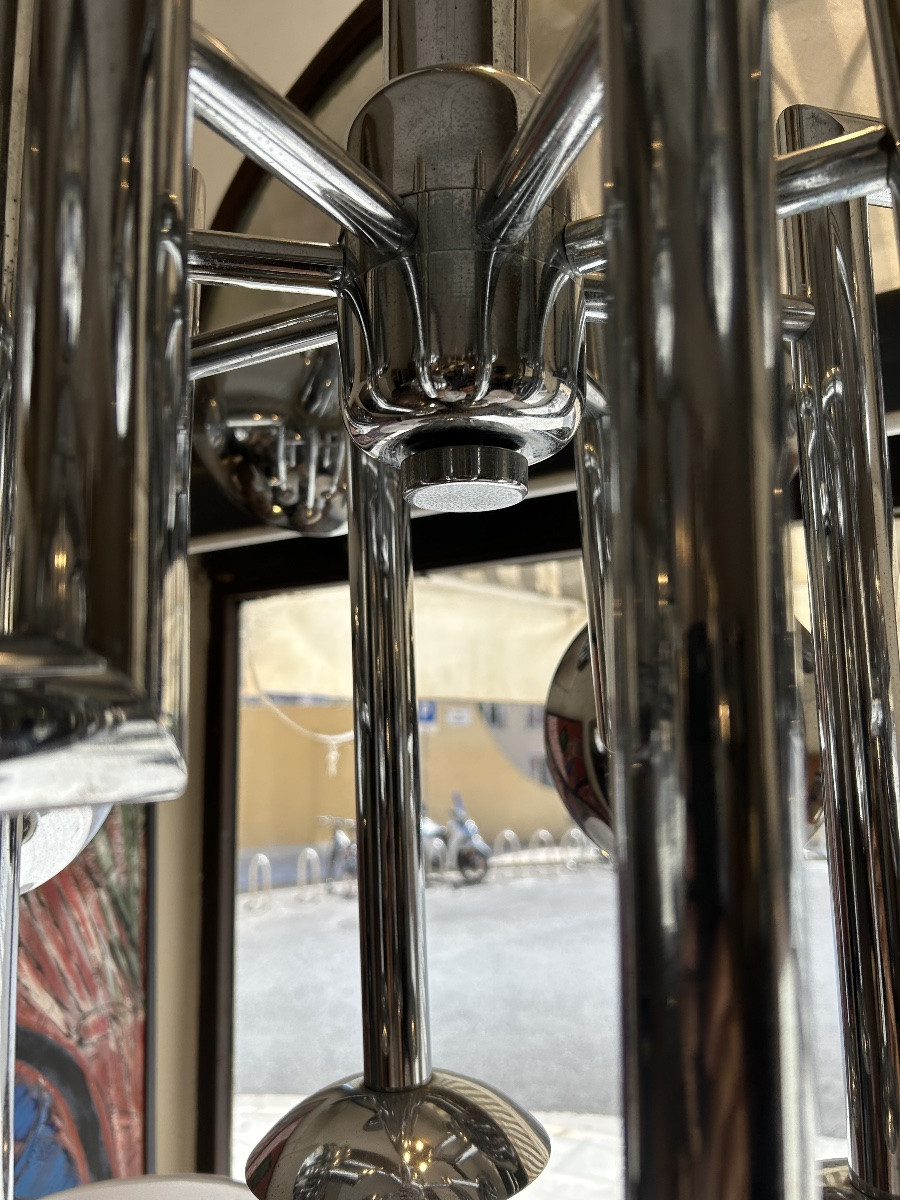 Luminaire chromée, 1970 -photo-2
