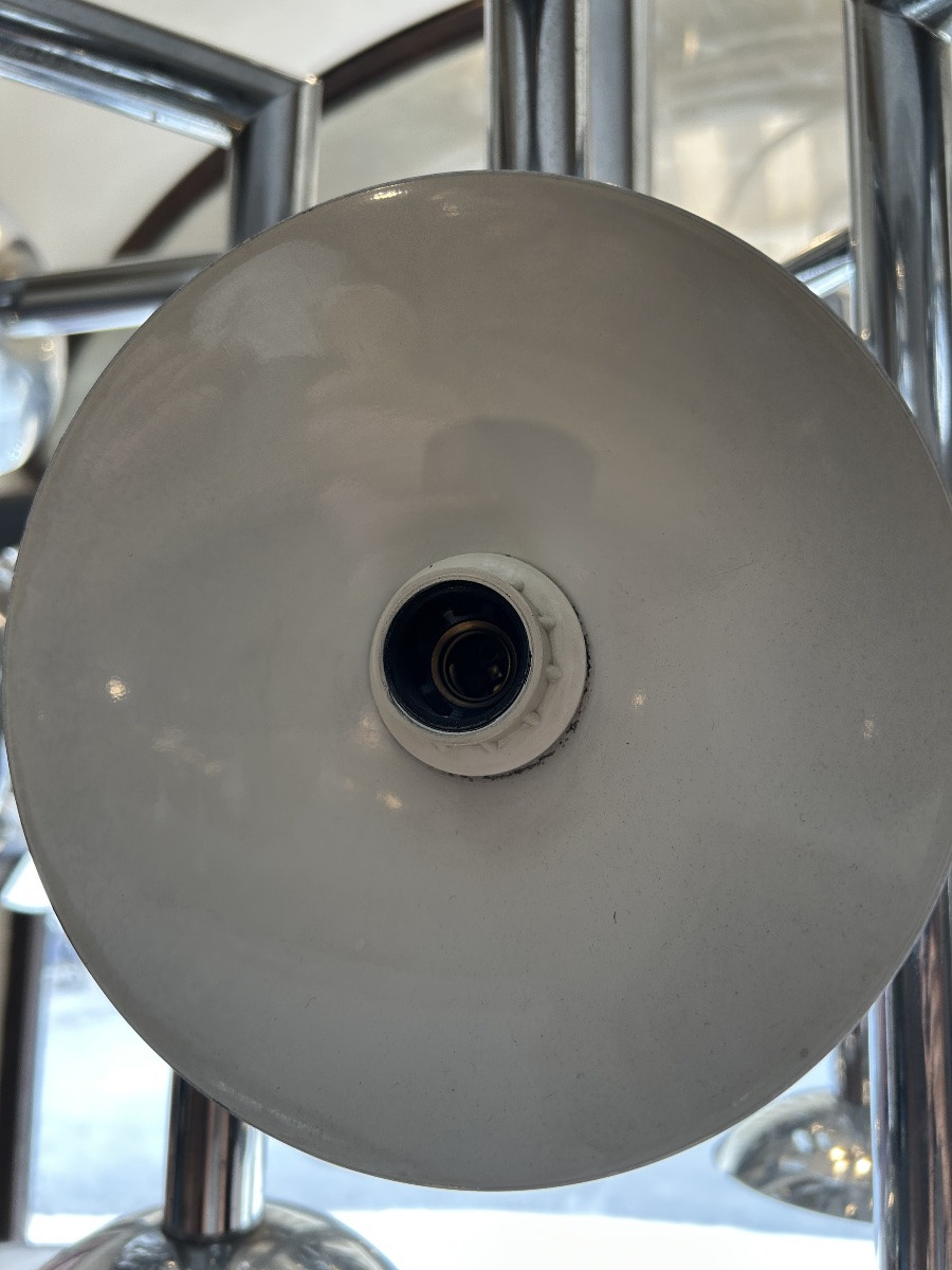 Luminaire chromée, 1970 -photo-3