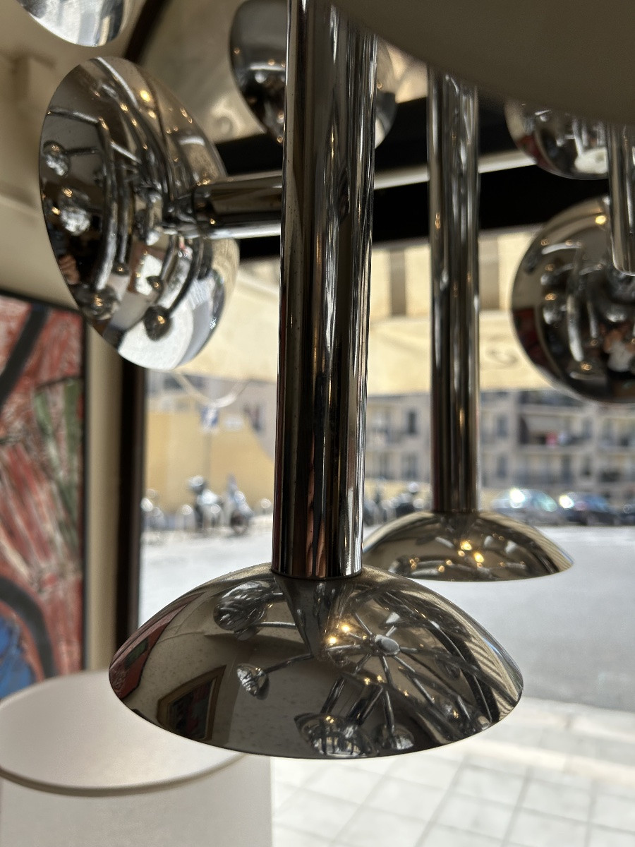 Luminaire chromée, 1970 -photo-4