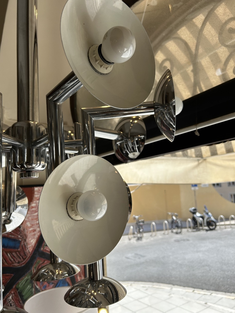 Luminaire chromée, 1970 -photo-8