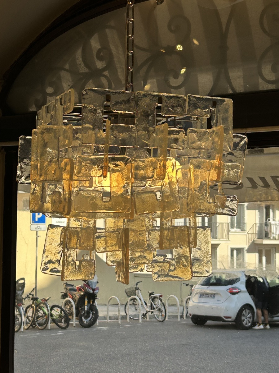 Luminaire de Murano style Carlo Nason -photo-3