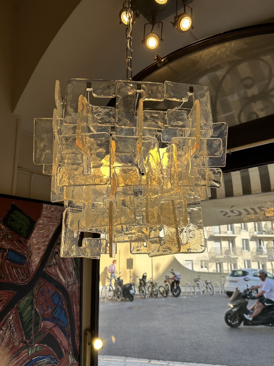Luminaire de Murano style Carlo Nason -photo-7
