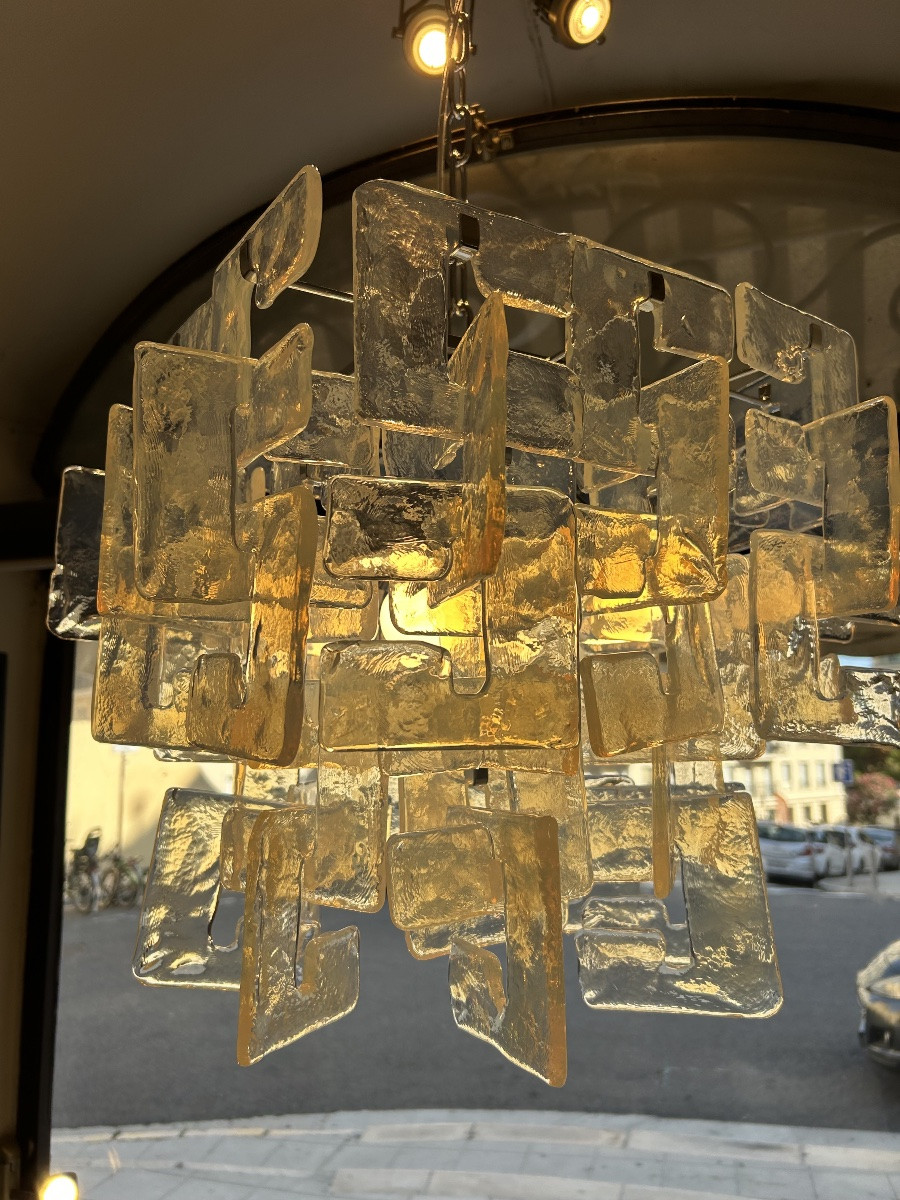 Luminaire de Murano style Carlo Nason -photo-8