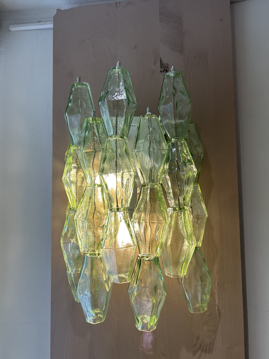 Paire d appliques de Murano ,Poliarte-photo-3
