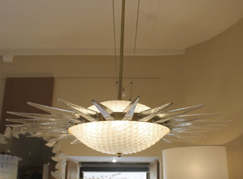Luminaire Soleil, Murano, XX ème