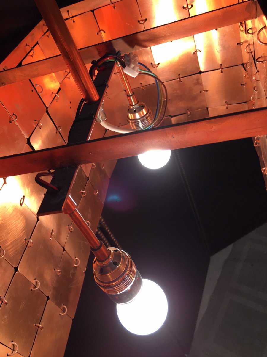 Copper Light Fixture-photo-3