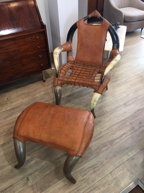 Ottoman Leather Chair XX Th