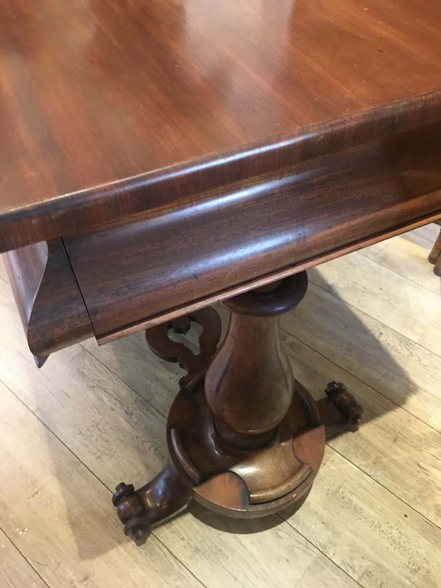 Mahogany Console XIX Eme-photo-2