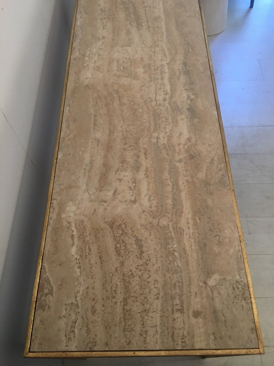 Travertine Console-photo-4