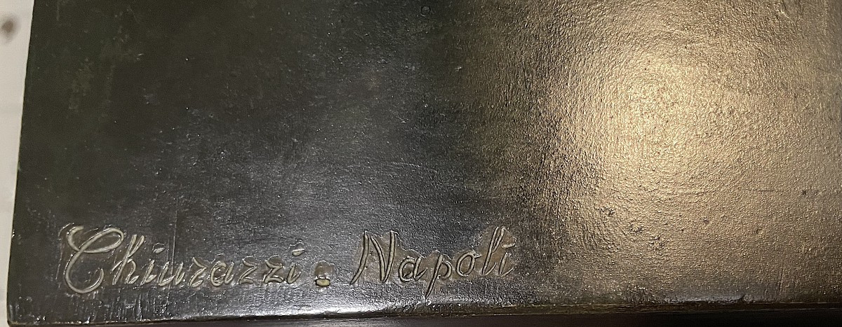 Young Deer In Patinated Bronze Signed Chiurazzi Napoli-photo-2