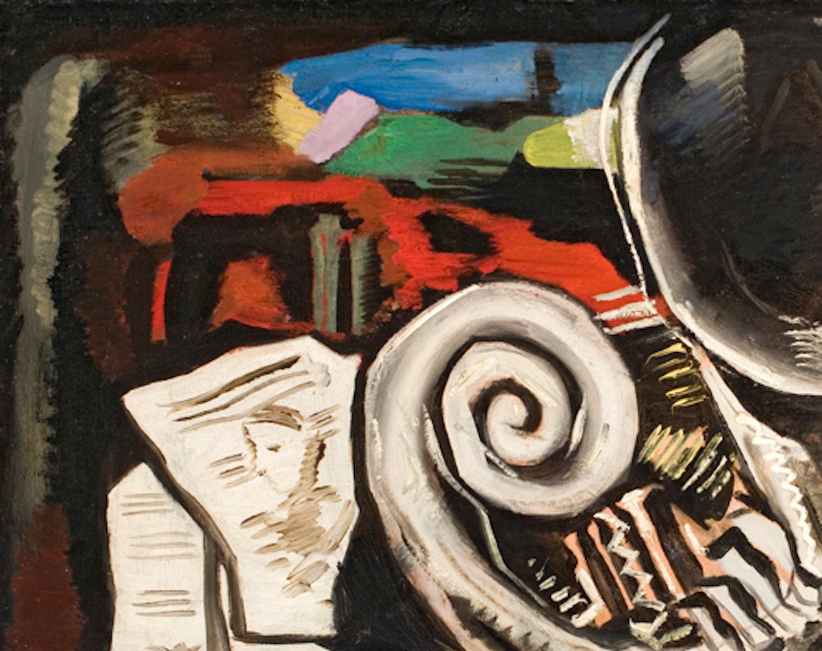 Huile Sur Toile  Signé Ismael De La Serna (1898-1968)  "Musique" 1929-photo-4