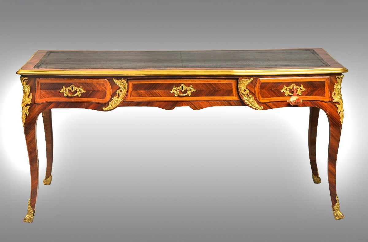 A Louis XV Flat Desk From The Eighteenth Century