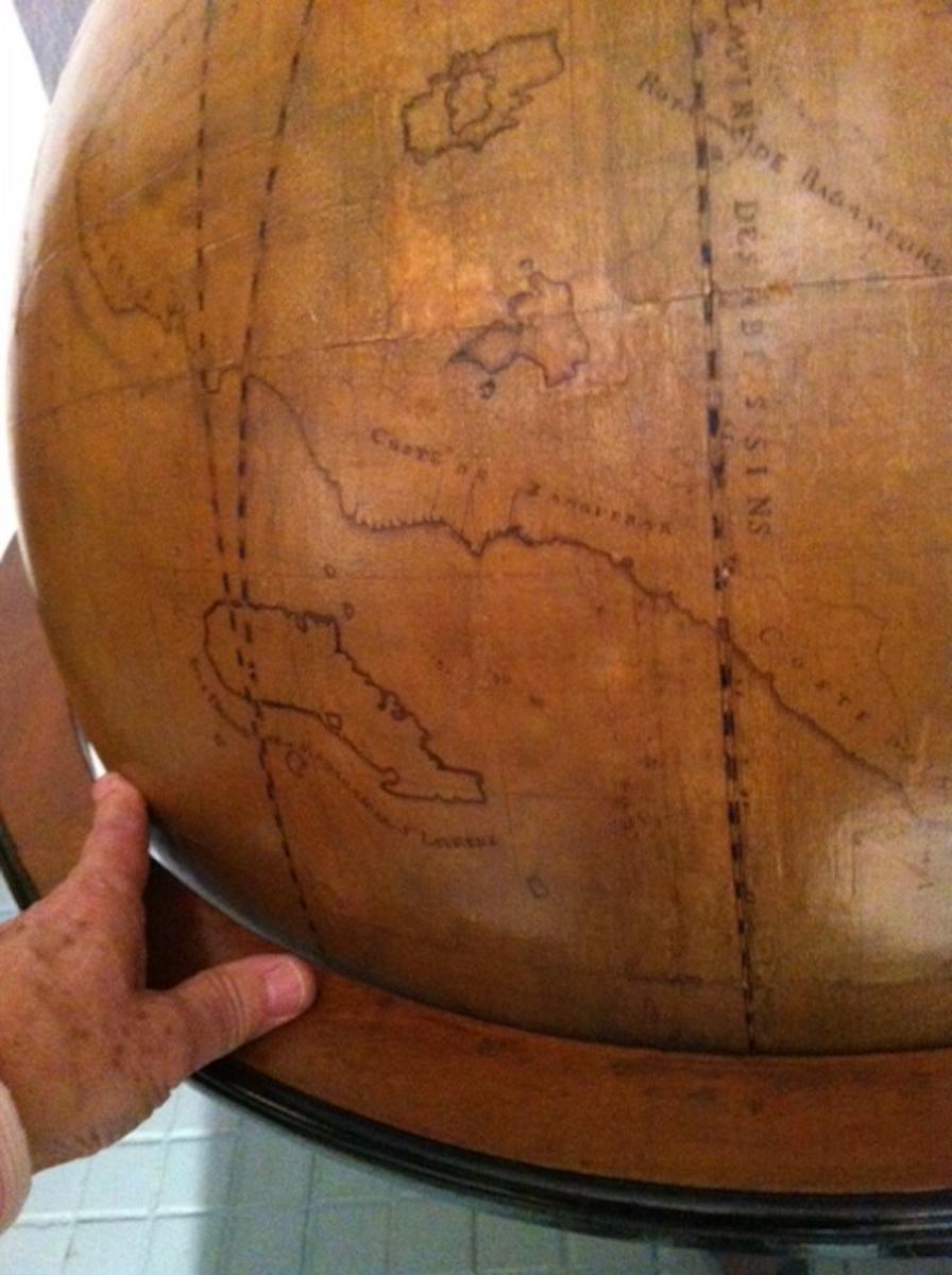 French Globe 1st Half Of The 18th Century-photo-2