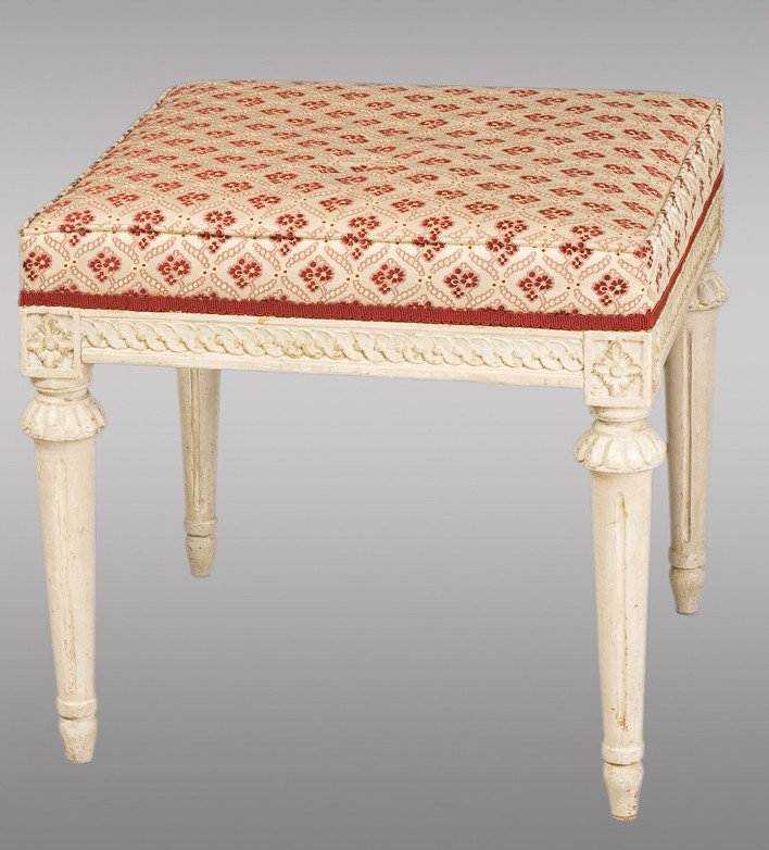 Swedish Lacquered Benches. Louis XVI-photo-2