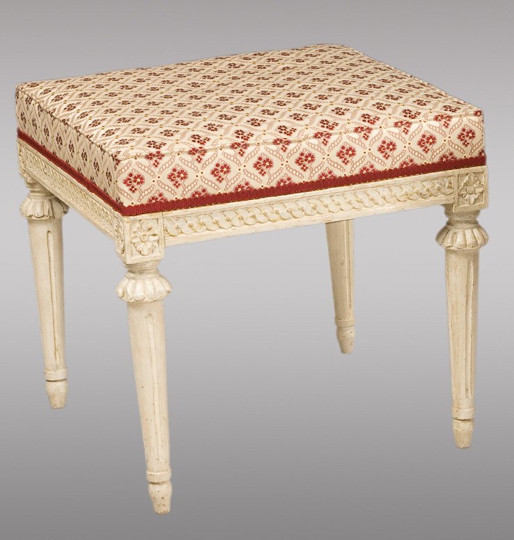 Swedish Lacquered Benches. Louis XVI-photo-3