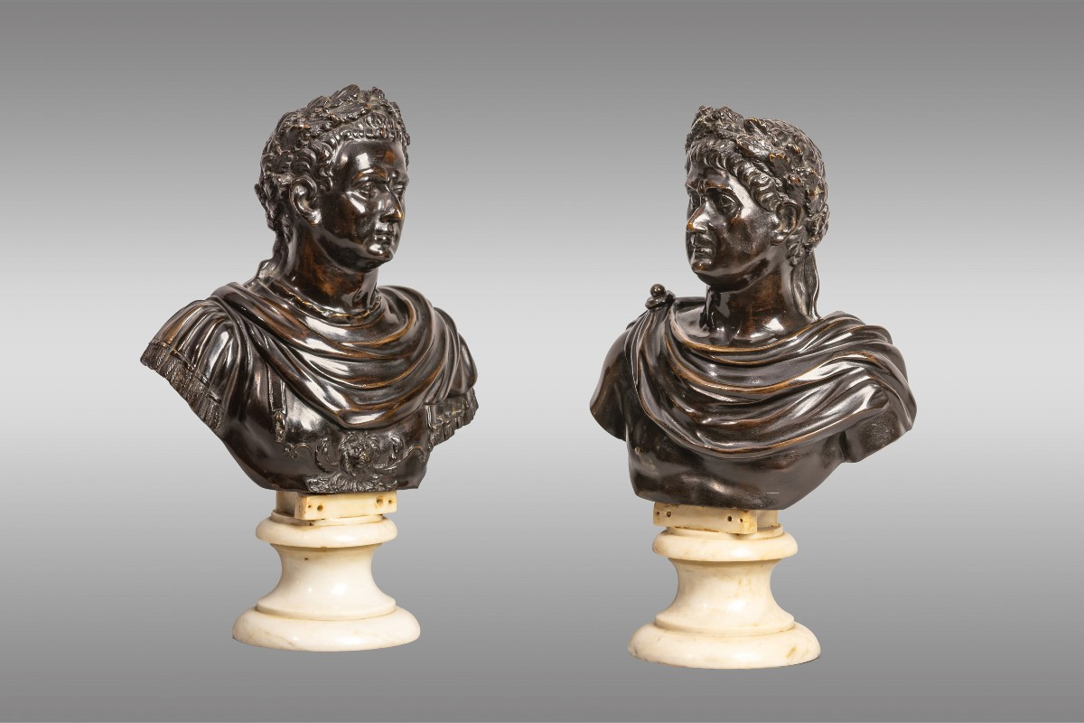 Busts Of Roman Emperors Italy. Around 1800