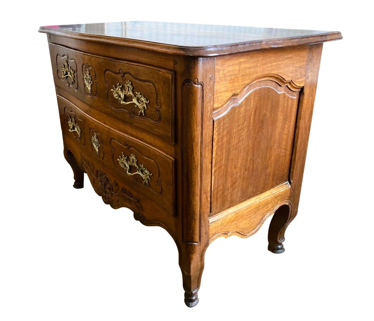 Commode Provençale Epoque Louis XV En Noyer-photo-1