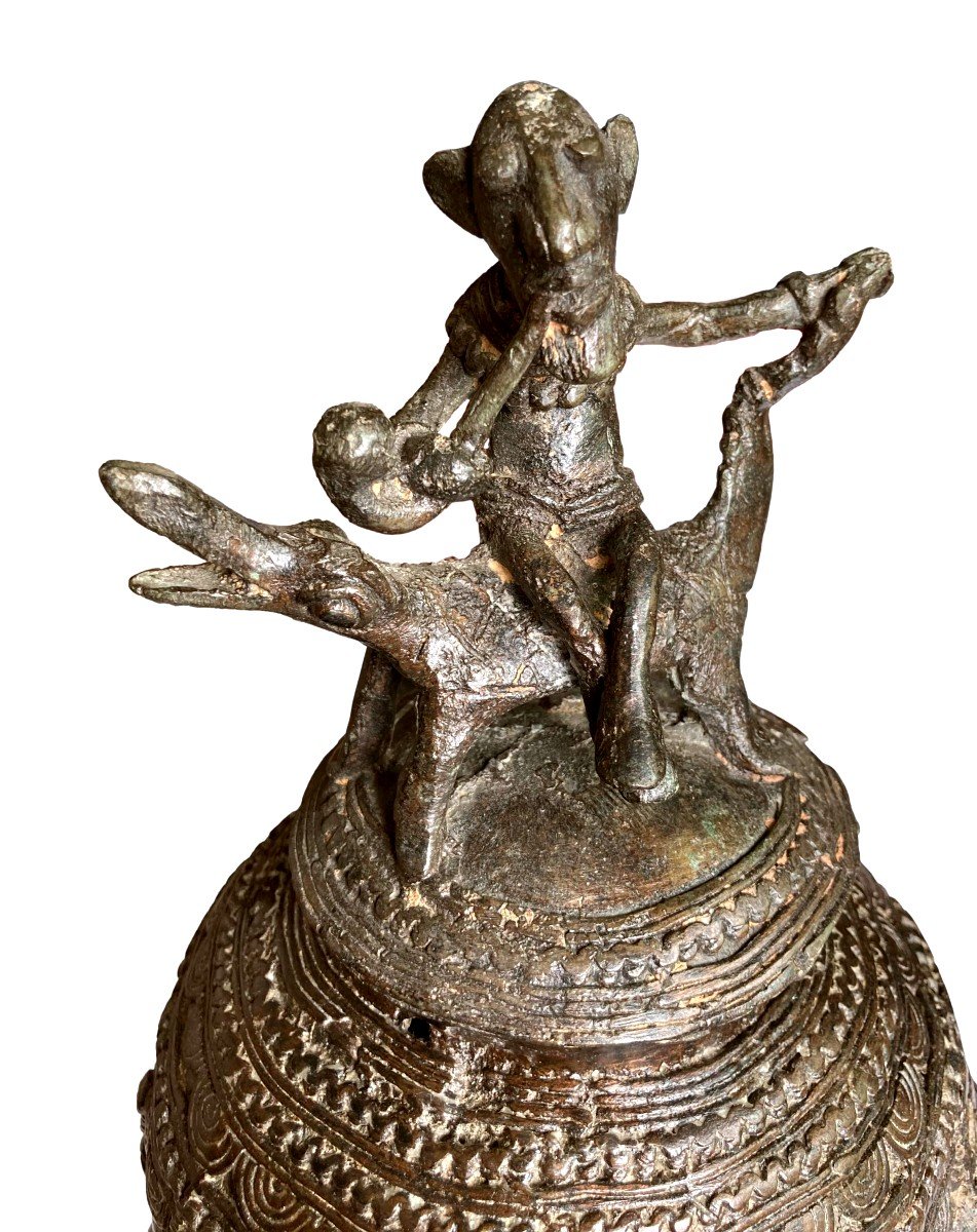 Pot à Omgues En Bronze Ethnie Dogon-photo-4