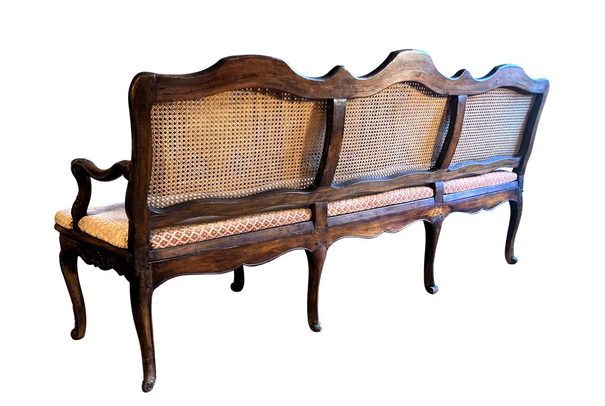 Regency Sofa With Eight Legs From The 18th Century-photo-2