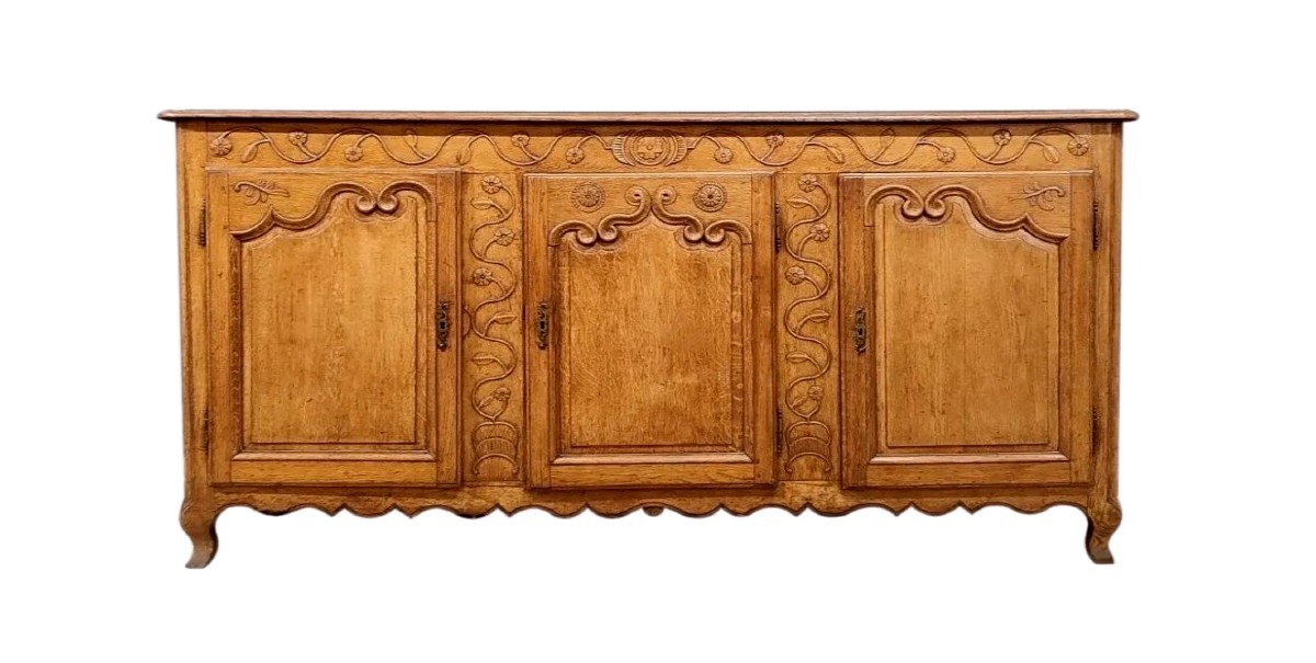 Enfilade De Style Louis XV Travail Normand Du XIXe Siècle