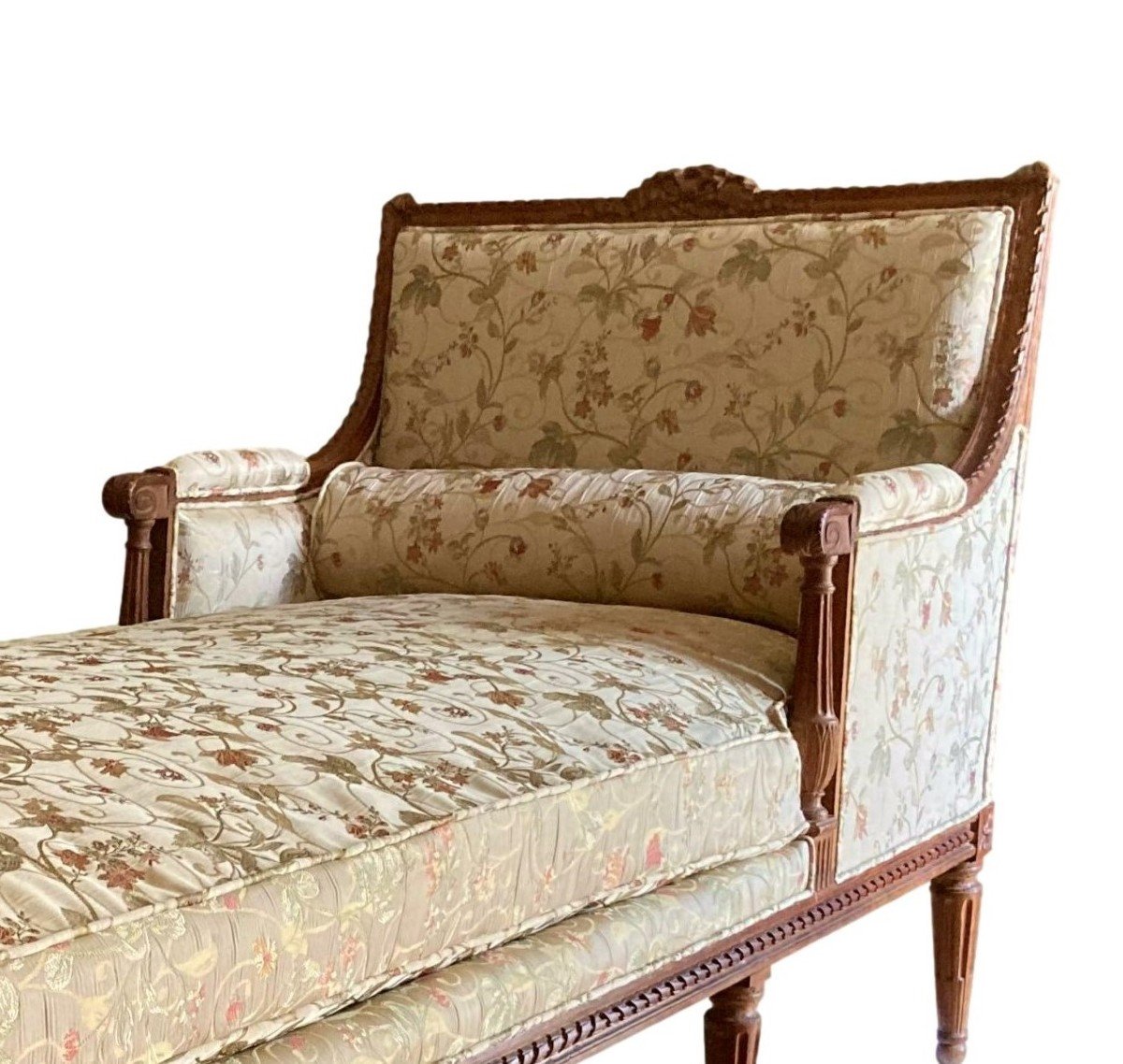 Duchess Louis XVI In Silk Lampas From The 18th Century