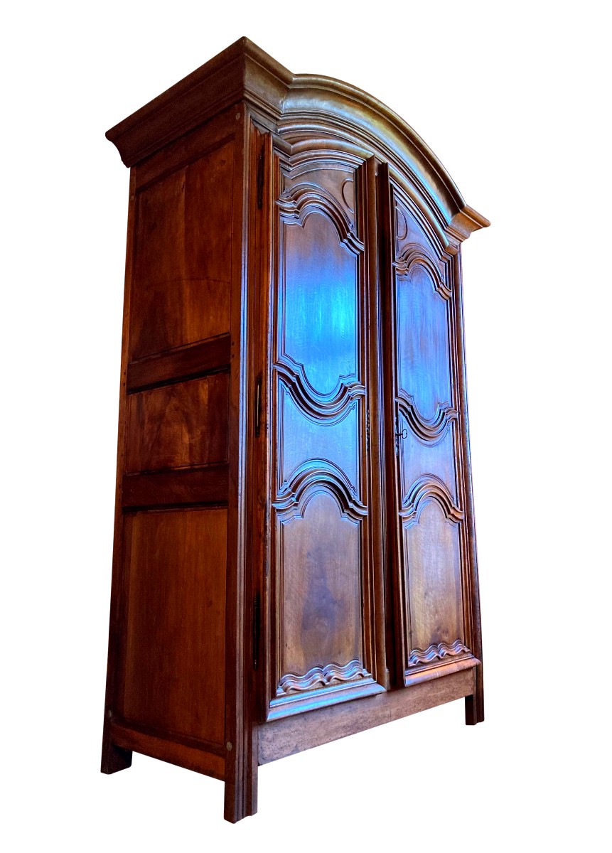 île-de-france Walnut Wardrobe Stamped I. Martiny – Early 18th Century-photo-4