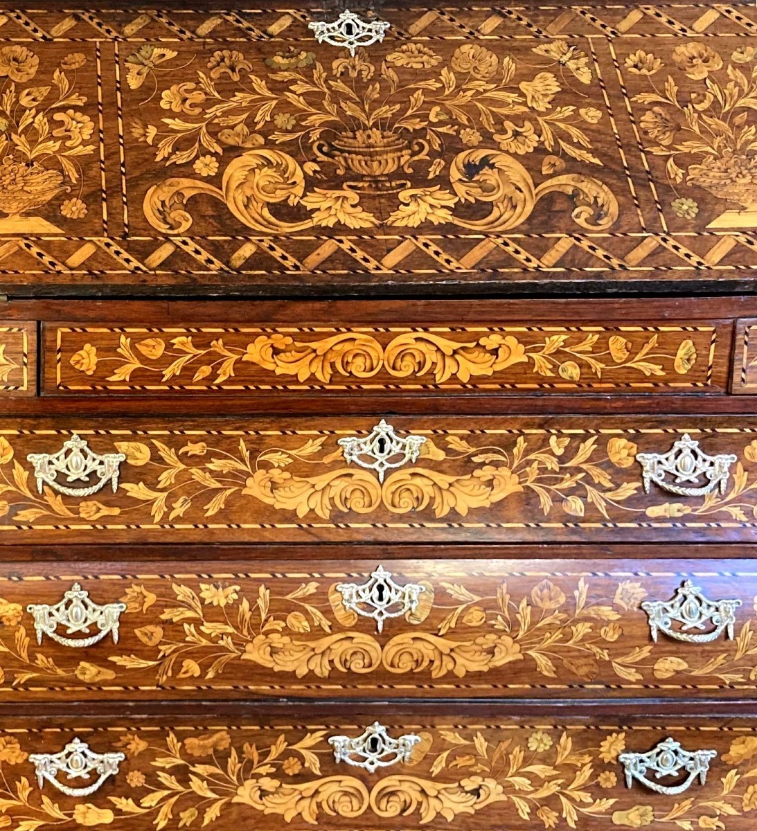 Petite Commode Scriban du XVIIIe Siècle -photo-4