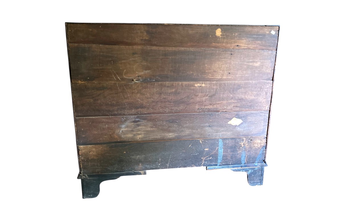Small 18th Century Scriban Chest Of Drawers -photo-8