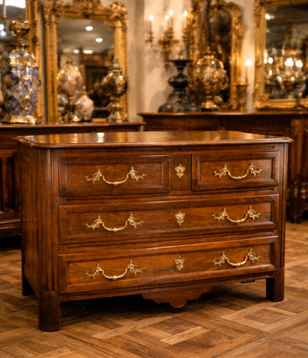 Commode Régence Travail Provincial Du XVIIIe Siècle-photo-7