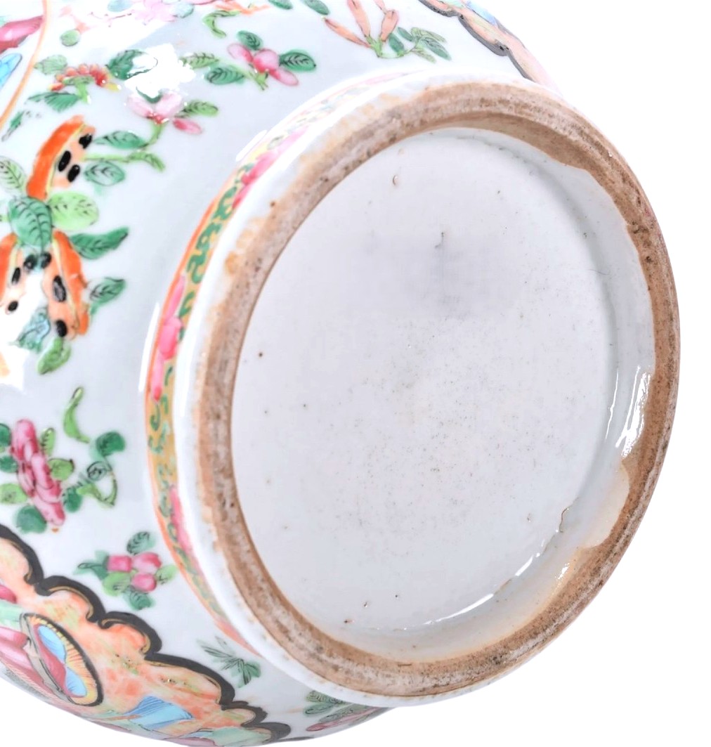 Large Famille Rose Porcelain Vase Qing Dynasty Guangxu Period (1875–1908) China 19th Century-photo-8