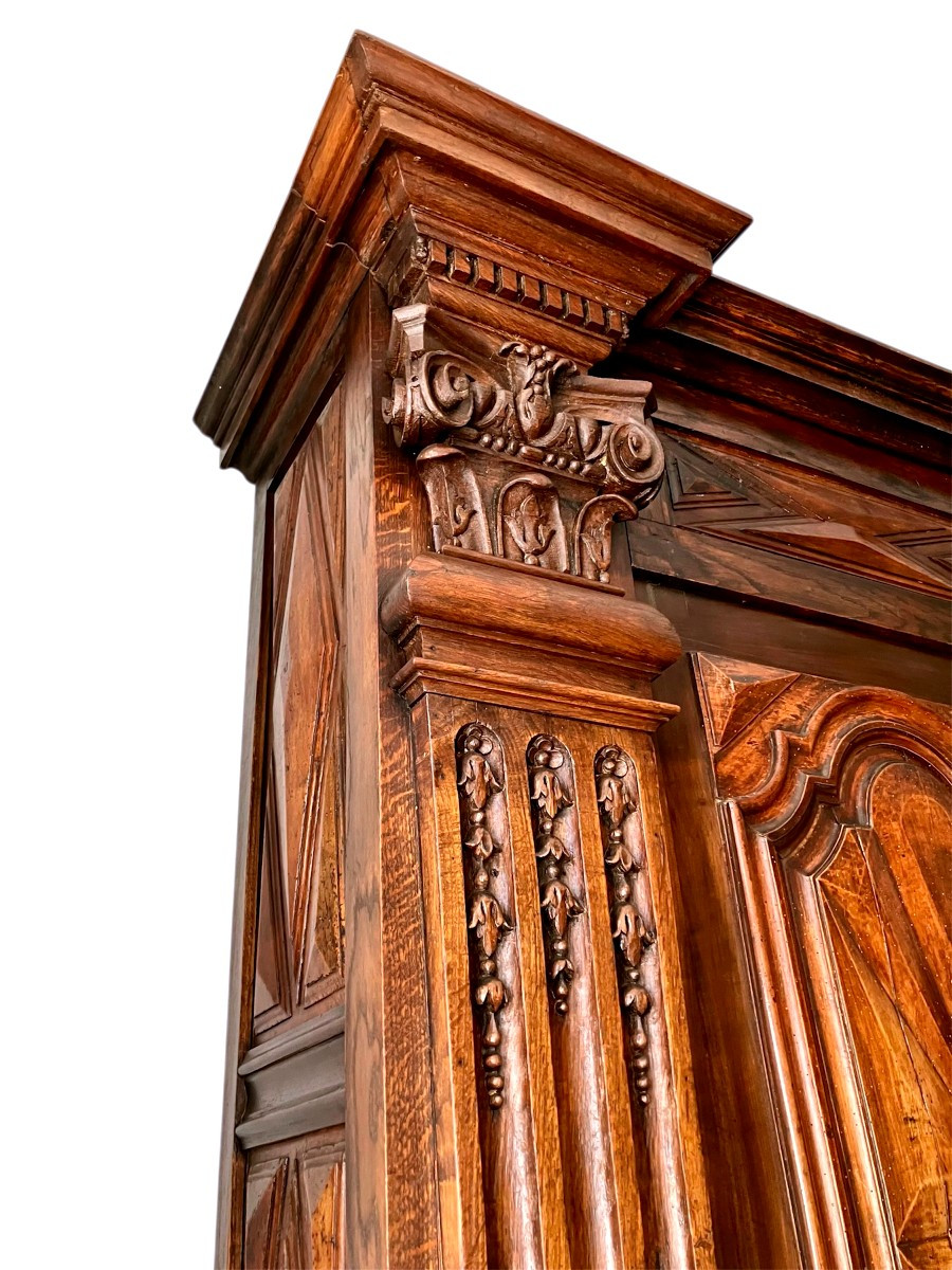 Armoire d'Entrée à Pilastres de la Fin du  XVIIIe Siècle-photo-4