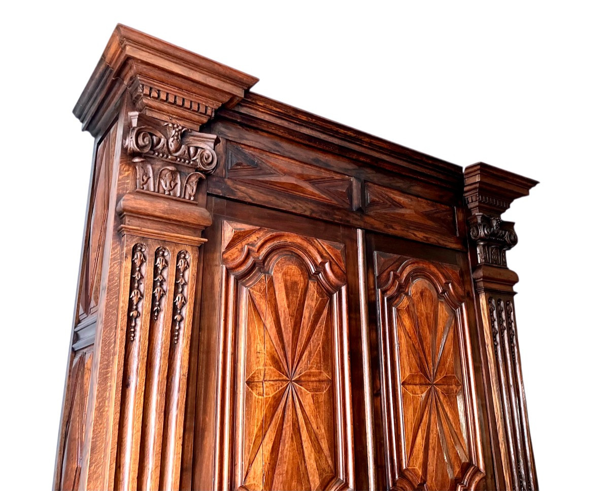 Armoire d'Entrée à Pilastres de la Fin du  XVIIIe Siècle-photo-1