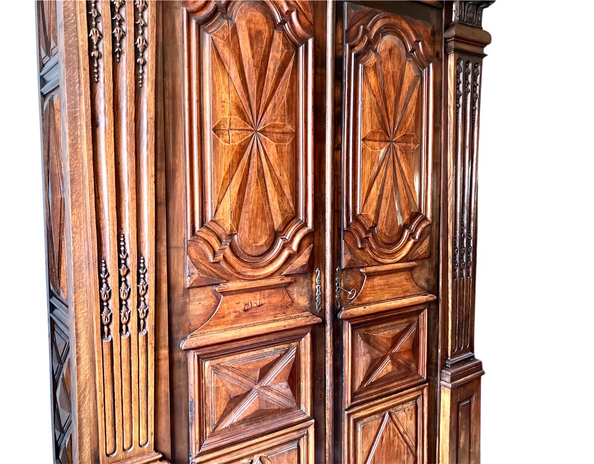 Armoire d'Entrée à Pilastres de la Fin du  XVIIIe Siècle-photo-3