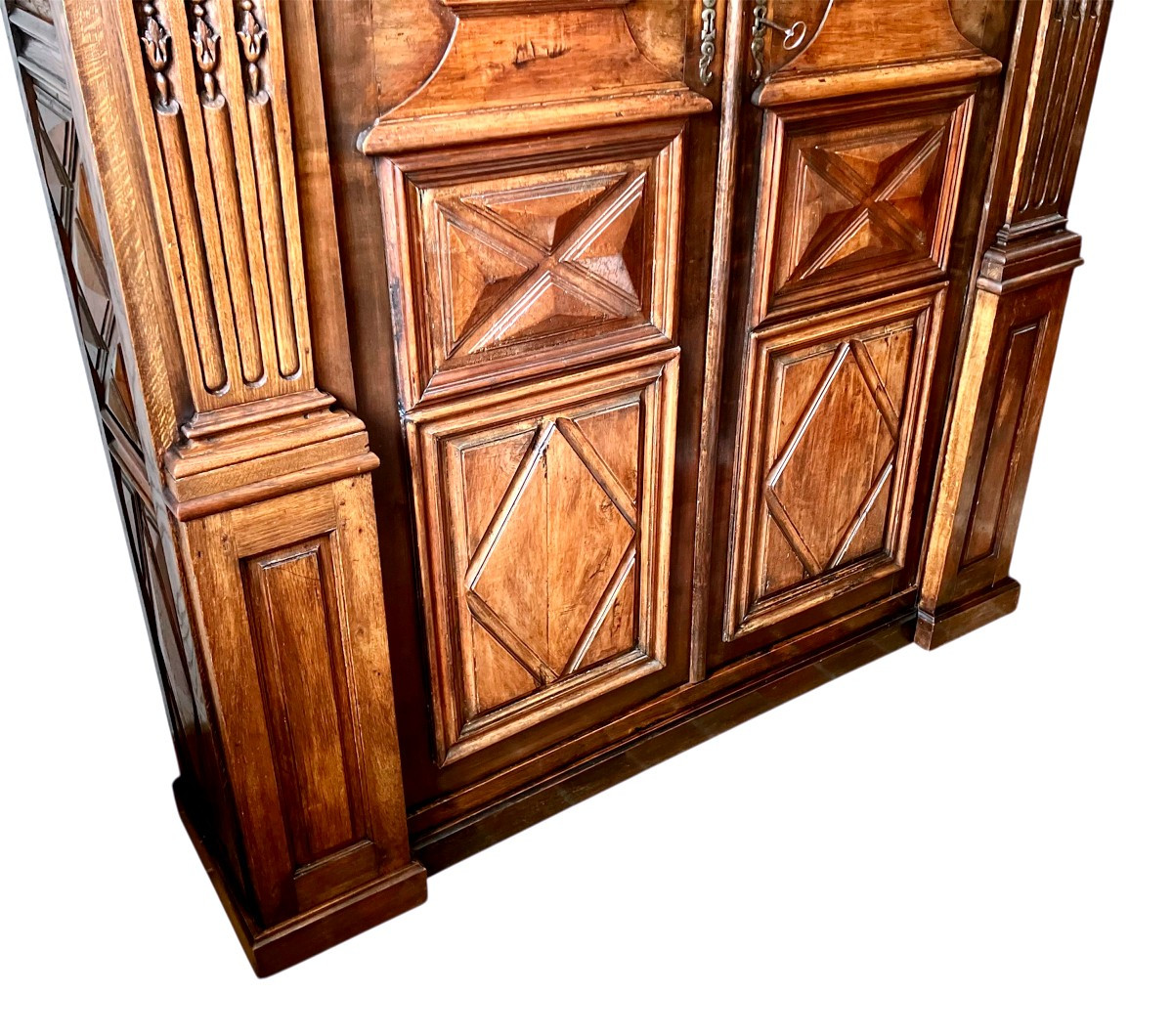 Armoire d'Entrée à Pilastres de la Fin du  XVIIIe Siècle-photo-5