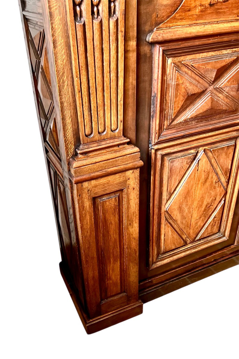 Armoire d'Entrée à Pilastres de la Fin du  XVIIIe Siècle-photo-6