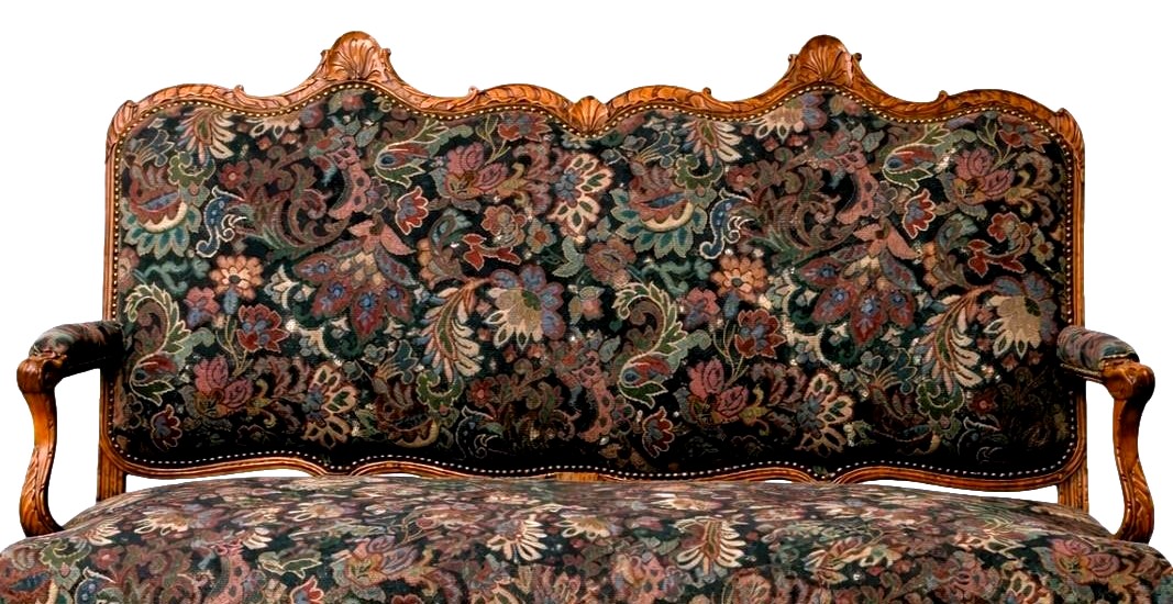 Petit Canapé Louis XV  Vers 1750-photo-2