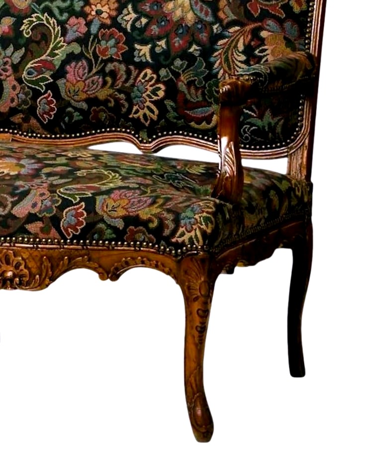 Petit Canapé Louis XV  Vers 1750-photo-3