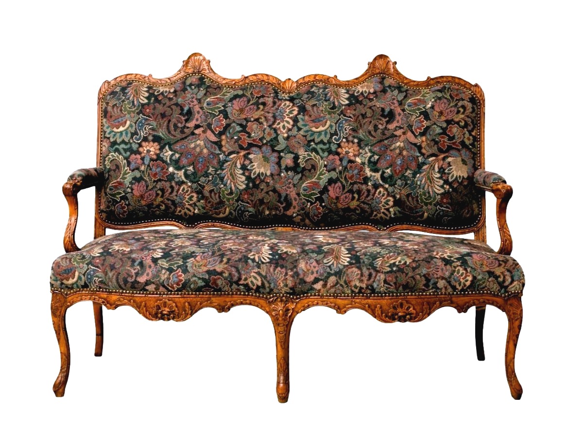 Petit Canapé Louis XV  Vers 1740