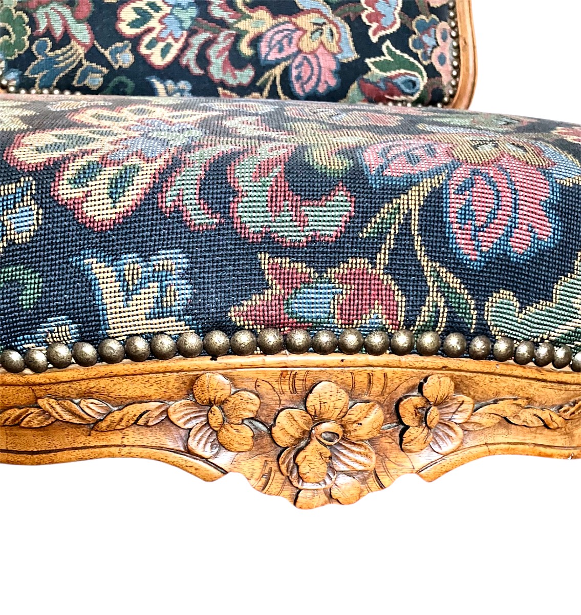 Louis XV Queen's Armchair Circa 1750-photo-2
