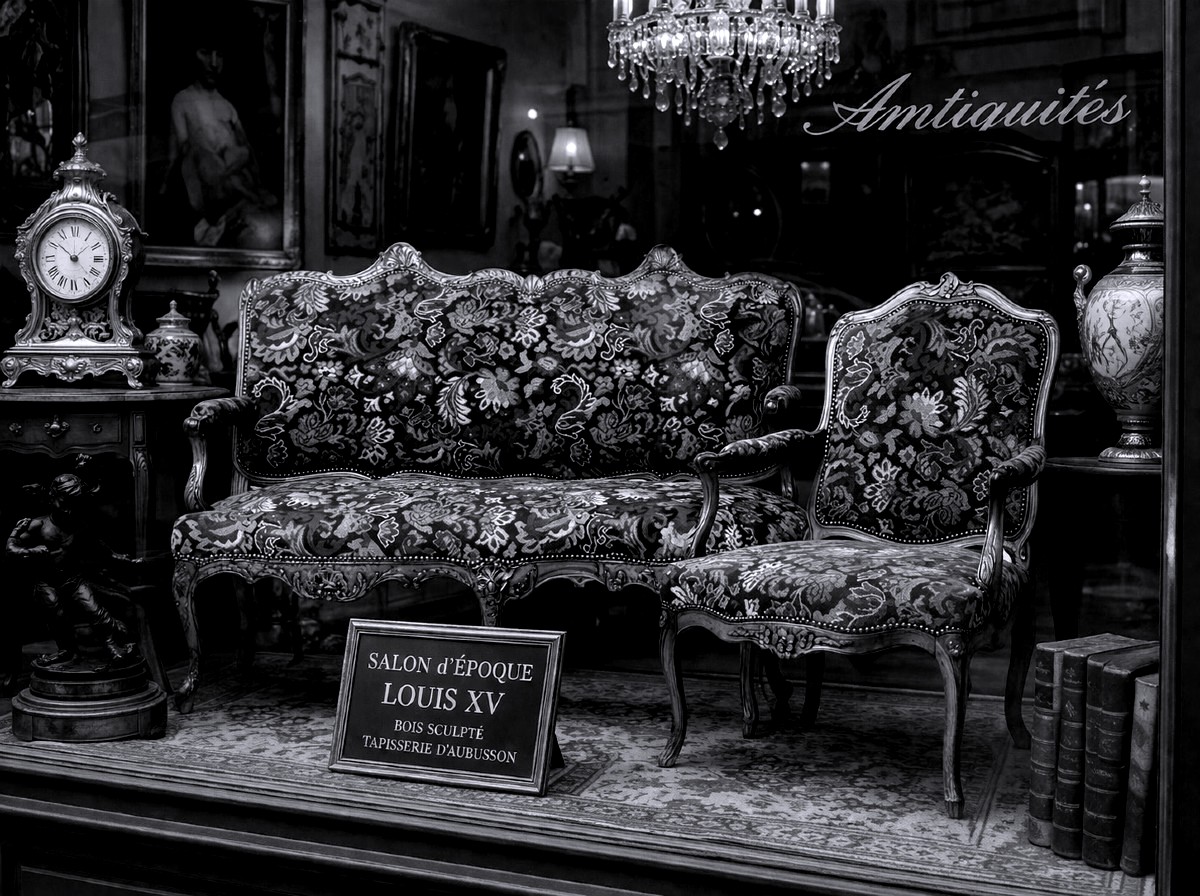 Louis XV Queen's Armchair Circa 1750-photo-8