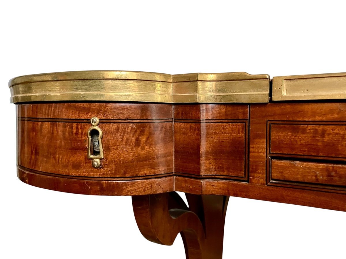 Louis XVI Transformation Table Attributed To François-antoine Canabas Dit Gengenbach.-photo-3
