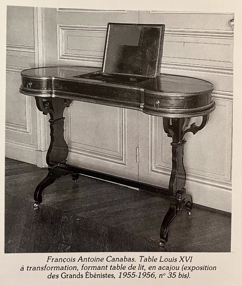 Louis XVI Transformation Table Attributed To François-antoine Canabas Dit Gengenbach.-photo-2
