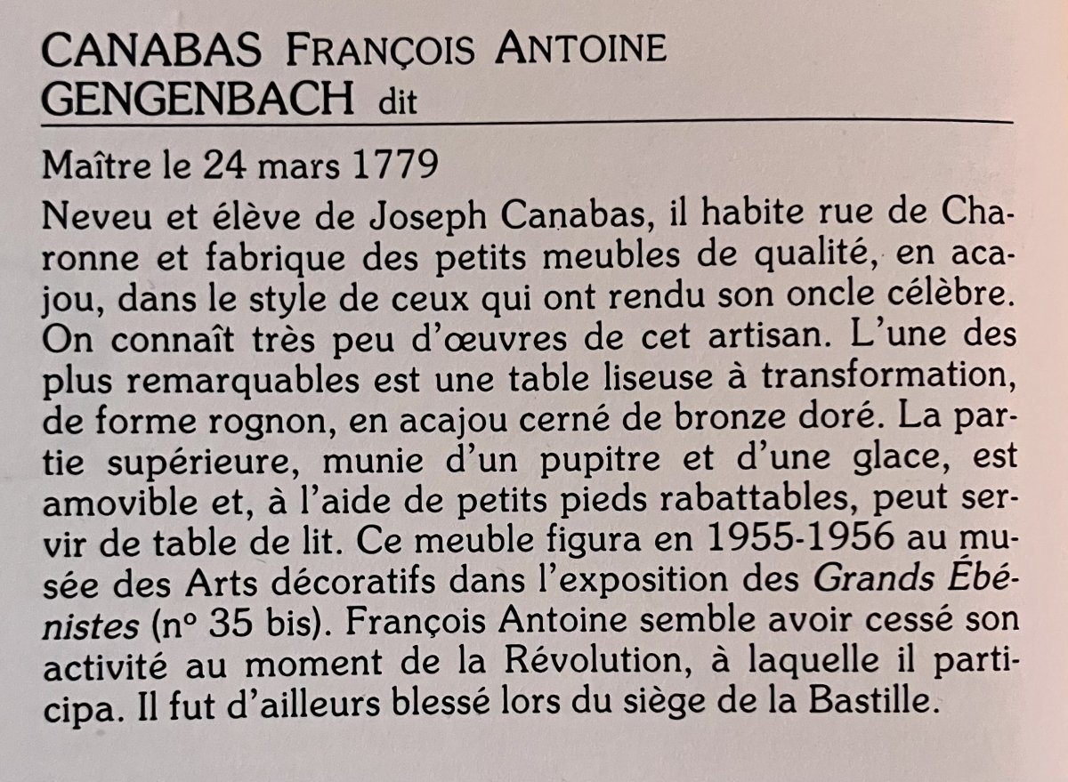 Louis XVI Transformation Table Attributed To François-antoine Canabas Dit Gengenbach.-photo-3