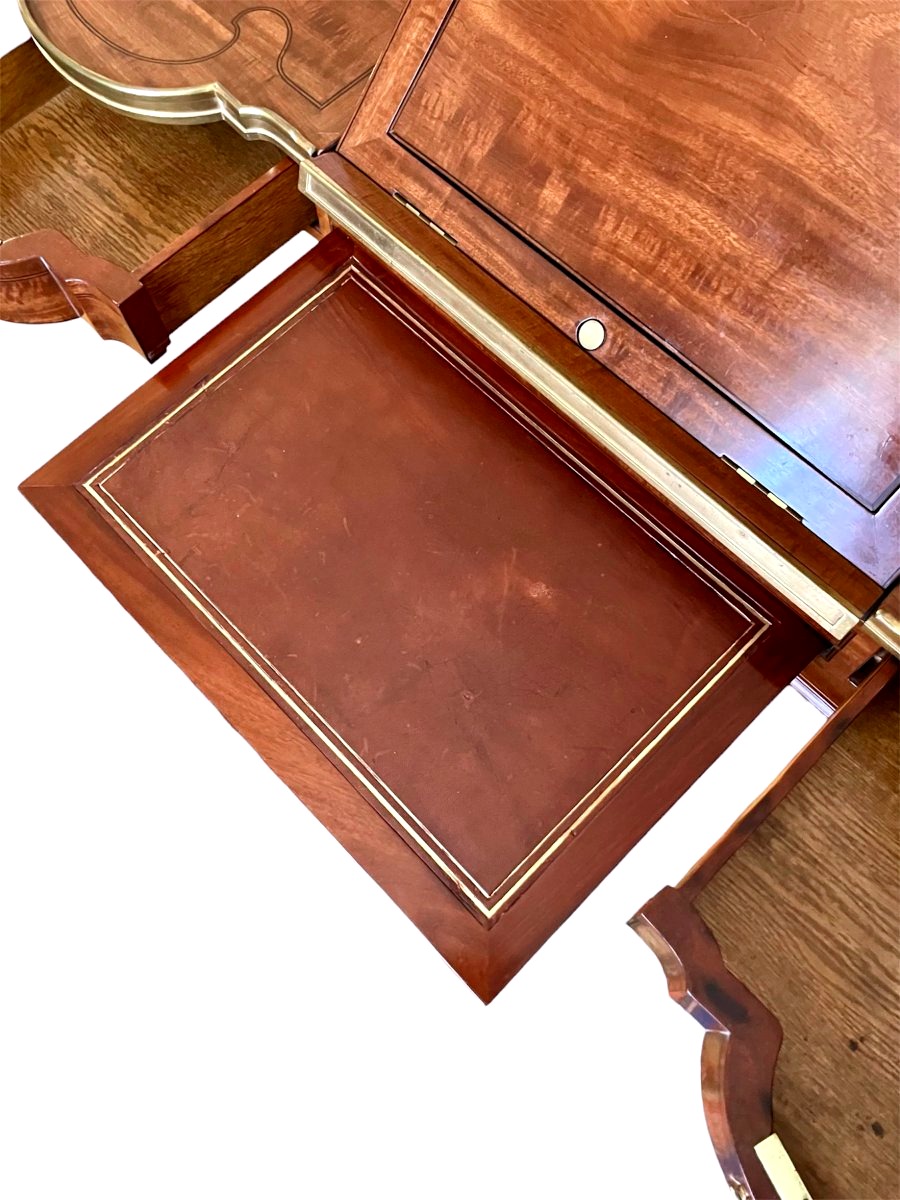 Louis XVI Transformation Table Attributed To François-antoine Canabas Dit Gengenbach.-photo-4