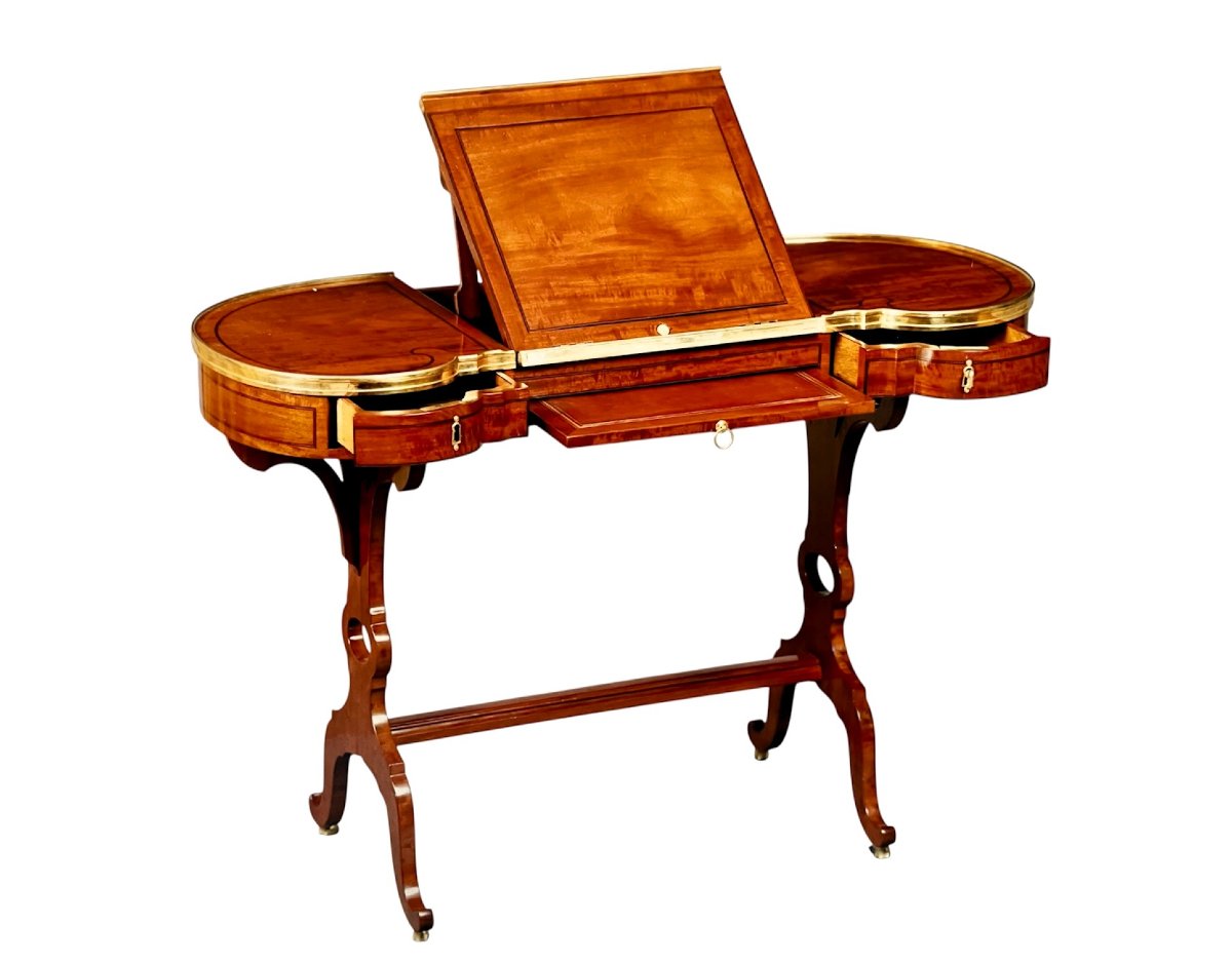Table à Transformations Louis XVI Attribuée à François-Antoine Canabas Dit Gengenbach.