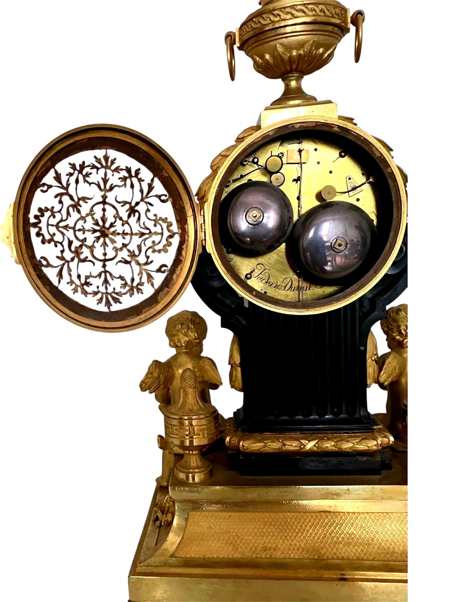 Pendule Louis XVI Par Frédéric Duval-photo-3