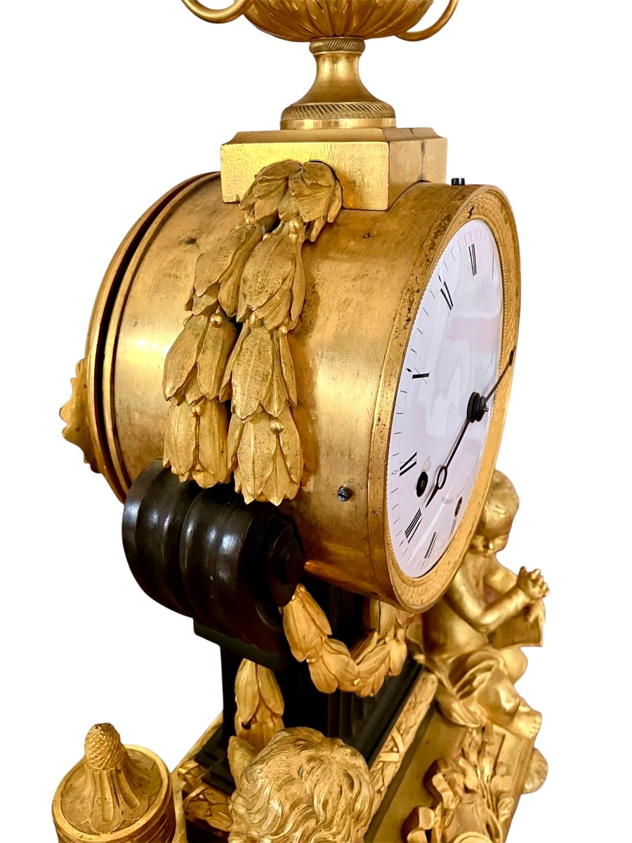 Pendule Louis XVI Par Frédéric Duval-photo-4